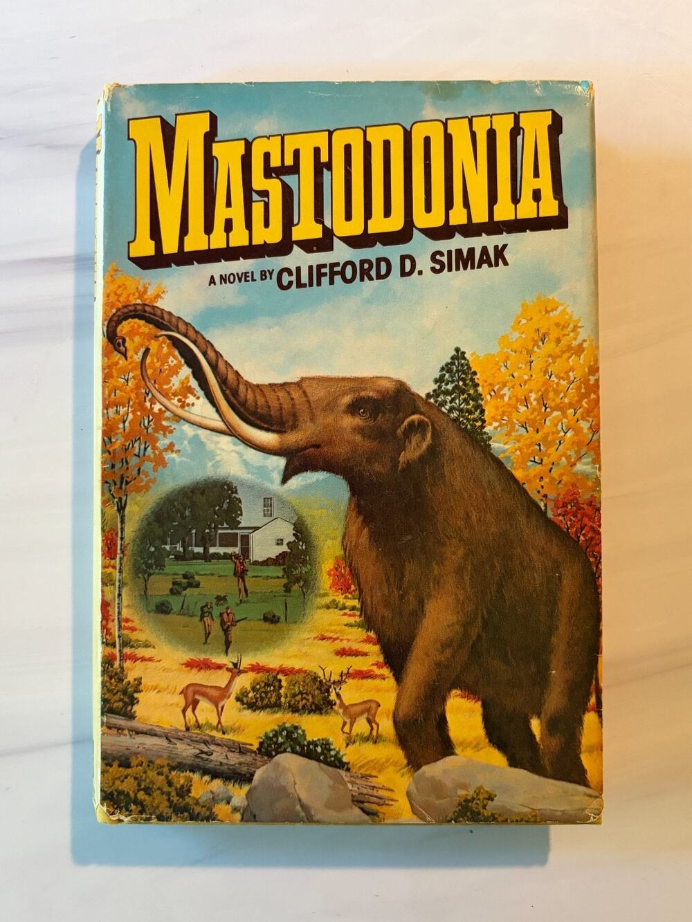 Mastodonia Hardcover Book Clifford D Simak Del Rey Dust Jacket 1978 Sci Fi